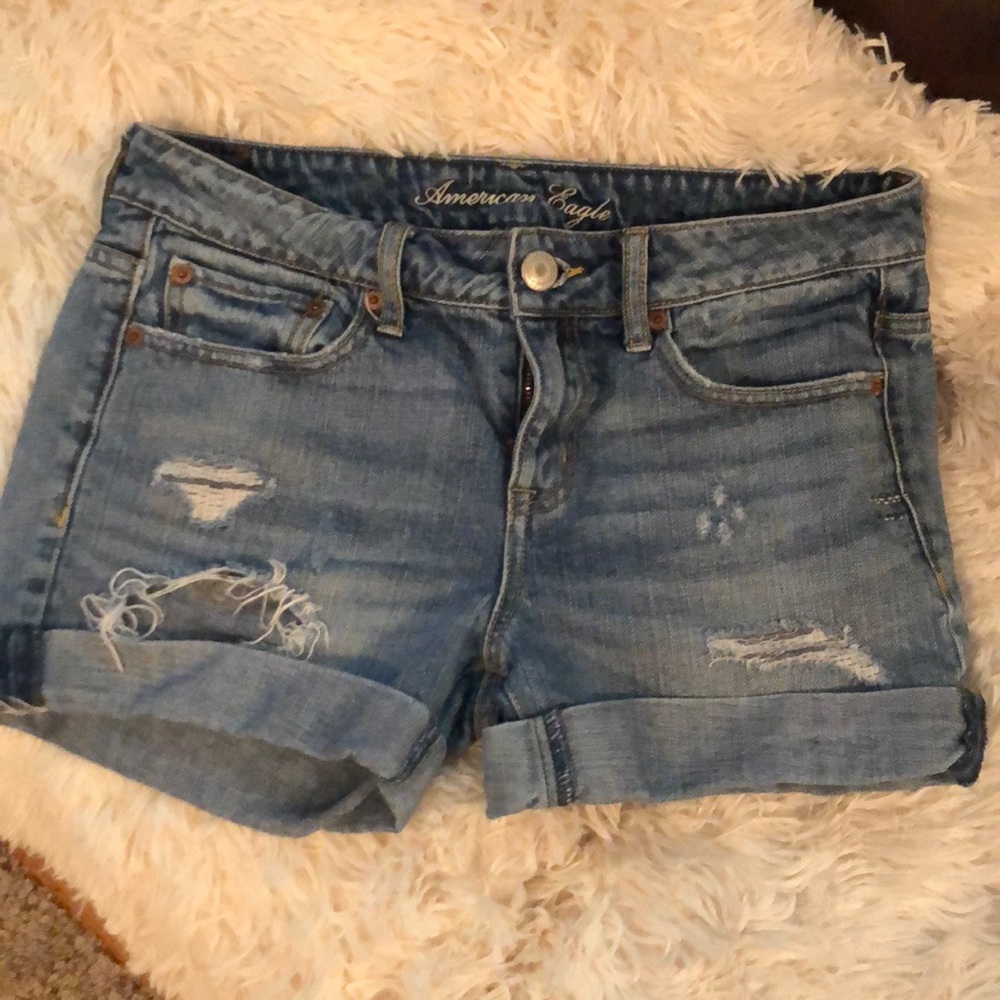 American eagle jean shorts